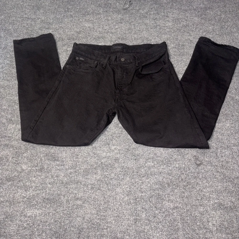 Polo Ralph Lauren Jeans Mens 33x30 Black Varick Slim Straight Denim Stretch